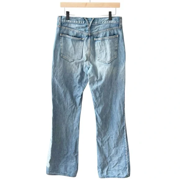 Veronica Beard Crosbie Wide Leg High Rise Jeans in Cape | 28 - Picture 3 of 12